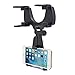 INCART Car Mount/Car Rearview Mirror Mount Truck Auto Bracket Holder Cradle Compatible with iPhone 12/11/X/8 Plus, Samsung, GPS/PDA / MP3 / MP4 Devices (Black)