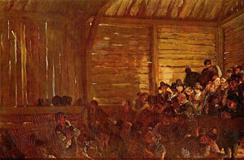 Art posters de maître | Chef-d'œuvre Théâtre paysan au Tyrol de Menzel, format d'exception 60x90