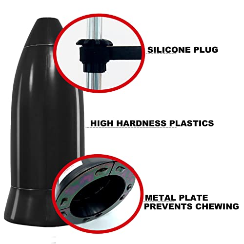 Image of Squirrel Baffle for Bird Feeder Pole,Installation Without Removing the Pole,Wrap Around Poles Protect Bird Feeder,Suitable for Shepherd Hooks