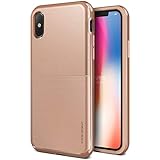 【VRS】 iPhone Xs/iPhone X 対応 ケース 耐衝撃 衝撃 吸収 米軍 MIL 規格 薄型 スリム カバー 対衝撃 スマホケース [ Apple iPhoneXs iPhoneX アイフォンXs アイフォンX 対応 ] High Pro Shield ブラッシュゴールド