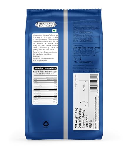 Image of Heaven's Harvest Select Classic Basmati Rice | 1 KG