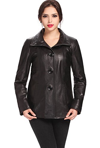 BGSD Women Evelyn Lambskin Leather Jacket (Also available in Plus Size & Petite)