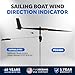 Five Oceans 14-1/2-Inch Sailing Boat Wind Direction Indicator, Wind Vane with Sensitive Ball Bearing - FO2080