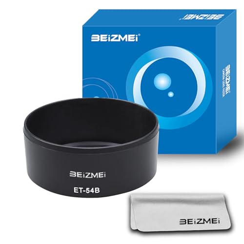 Parasol ET 54B para Objetivos (Roscade 52 mm),Compatible con Objetivo EF M 55 200 mm f/4.5 6.3 IS STM para Cámaras M3 y M10 (ET 54B)