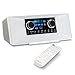 Produktbild MEDION P85333 Internetradio mit DAB+ (WLAN, UKW, Spotify Connect, Amazon Music, USB, Kopfhörer-Anschluss, AUX, Stereo Line-Out Cinch, Sleep Timer) weiß