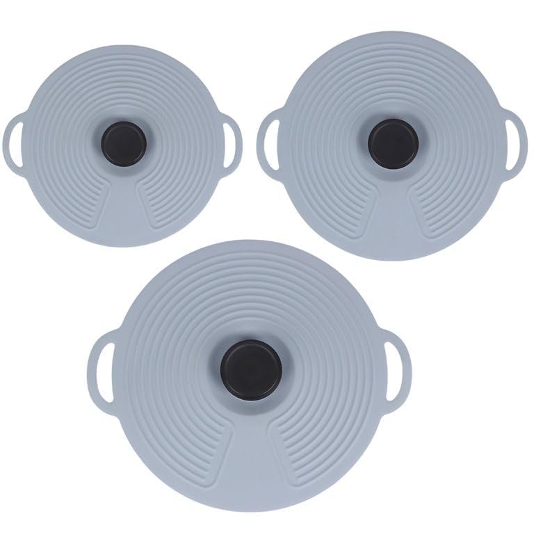 Image of Bowls, Pans, Plate Reusable Heating Sealed Leak-Proof Spill Cover For Hotel, Restruent, Home, Kitchen (1Pcs) (Medium)