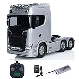 camion benne 6x4 fiche technique 1/14 RC Tracteur Camion 56373 Véhicule Télécommandé 6X4 770S 3 vitesses Son léger