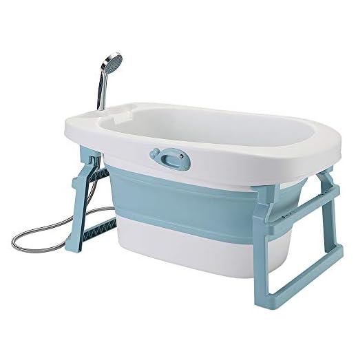 sarah 3 en 1 Bañera Plegable de Bebe de 0 a 8 Años, Bañera con Asiento y Tapón de Drenaje, Capacidad de Carga de 50 KG