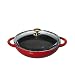 Chasseur 1014 Fondue de Queso, Hierro Fundido, Color Rojo, 22.9 x 22.9 x 10.2 cm