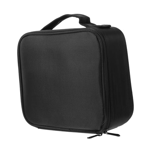 Sac à maquillage voyage noir pour pinceaux et cosmétiques divers