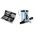 Cuisinart CGS-5020 BBQ Tool Aluminum Carrying Case, Deluxe Grill Set, 20-Piece and Cuisinart CBP-116 Sauce Pot and Basting Brush Set