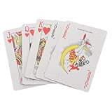ROMISBABA Braille Spielkarten und Großdruck Kartendeck für Sehbehinderte Barrierefreie Braille Pokerkarten in Handlicher Geeignet für Blinde Erwachsene und Inklusive Kennzeichnung für
