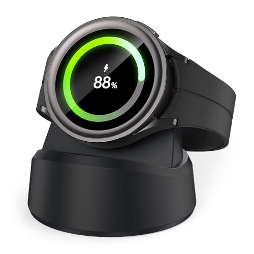 KAGAUOAS Standing Smartwatch Charger Stand Compatibility for SamsungWatch Charging Stand watch5 / 5pro, watch5 Bespoke Edition,watch4,watch4 Classic, Durable ABS with Non-Slip Stable Gravity Base
