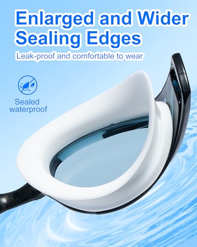 Image of Swim Goggles, Super Clear View,Goggles Swimming Adult, Suitable for All Kinds of Swimming Programs