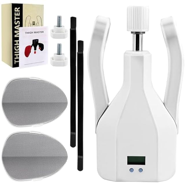 Leg Hip Trainer,Inner Thigh Exercise Workout Equipment,Thigh Master for Women Men with EVA Soft Pad