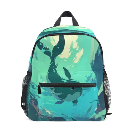 Sac à dos tout-petit baleine pour une rentrée en maternelle sereine
