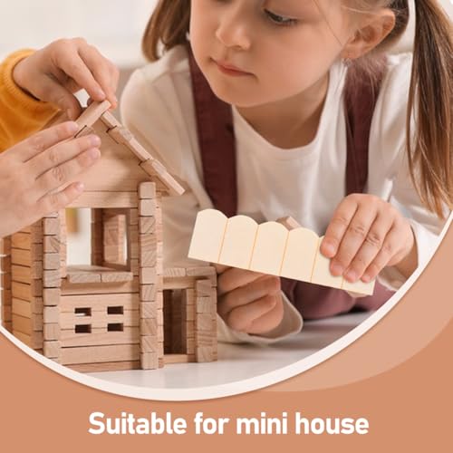 VICASKY Dachschindeln Vogelhaus Gartenhaus Schindeln Holzschindeln Dachziegel Aus Filz Mini Selbstklebend Dachpappe Puppenhausschindeln Zedernholzschindeln Puppenhäuser Puppenhausziegel Teiliges