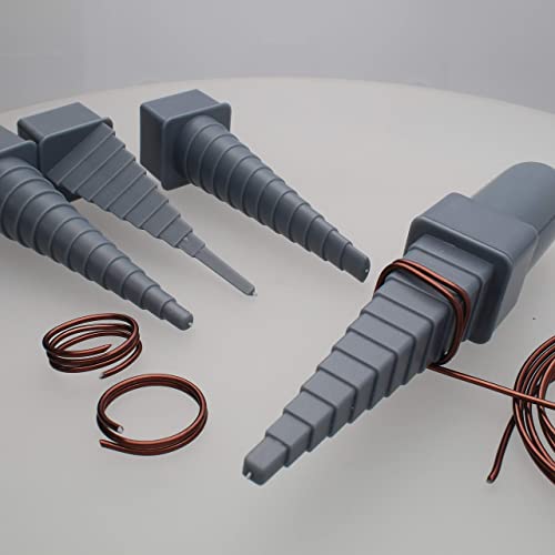 The Beadsmith Mandrel 4X, Wire Wrapping Set, 4 Different Shapes, Oval, Square, Round and Triangle, Plus Interchangeable Handle, Metal Jewelry Forming and Shaping Tool - Image 4