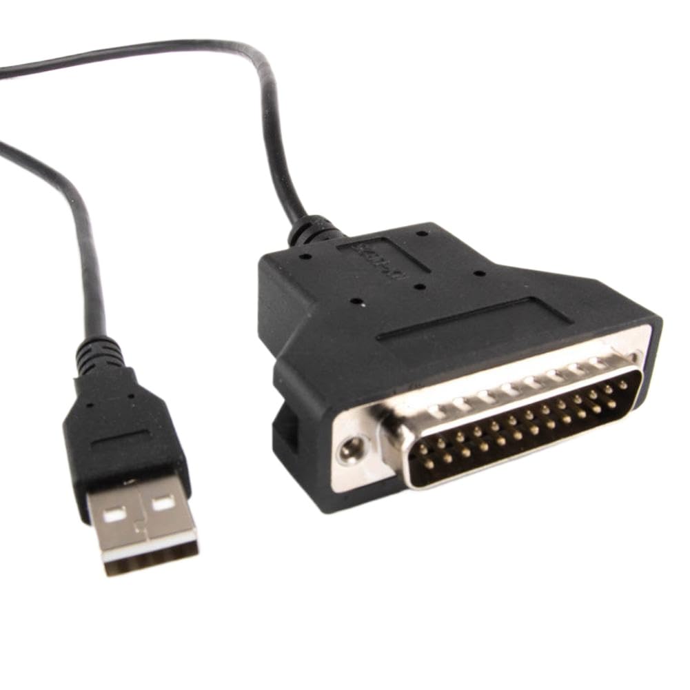 Adaptador Serie USB a DB25 Macho RS232 CP2102 Compatible con Impresora térmica Silabs