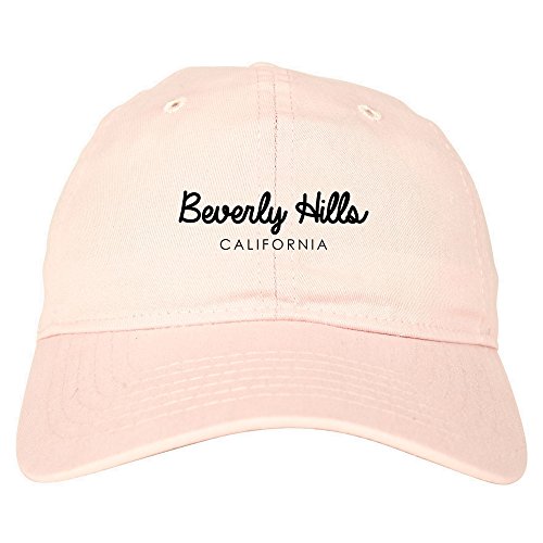 Fashionisgreat Beverly Hills California Dad Hat Baseball Cap Pink