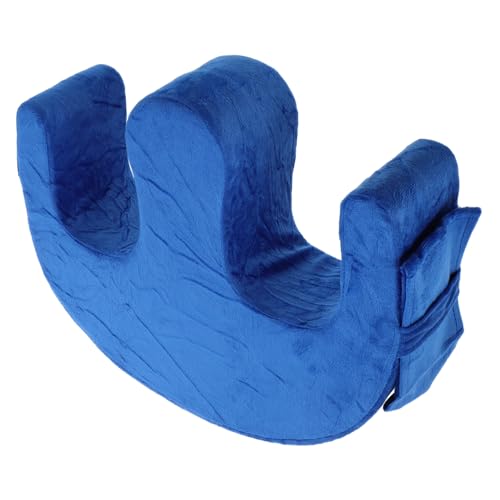 WOFASHPURET Bedridden Patient Turning Cushion with Safety Strap Ergonomic Support Wedge for Elderly Care Removable Machine Washable Durable Design for Convenient Side Turning Aid