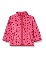 Playshoes Fleece-Jacke Unisex Kinder Outdoor-Oberteil, pink Sterne, 80