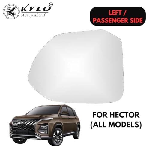 Image of Kylo MG Driver Side Side Mirror Glass /Tukdi /Sub Mirror Plate (Hector, Left Side)