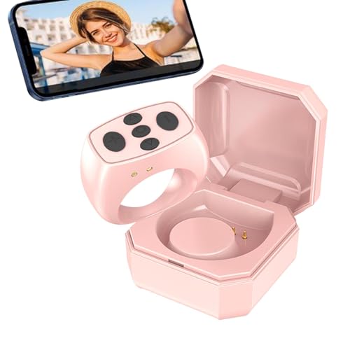 Retourneur de page, télécommande Blue Tooth Video App Retourneur de page | Déclencheur à distance pour appareil photo, déclencheur à distance Selfie, clic défilement pour vidéo photo roman