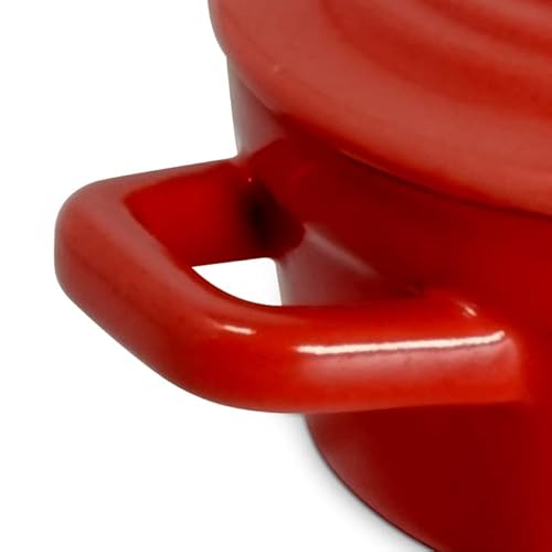 Caçarola de Cerâmica Mini, 11cm, 200ml, Vermelho, Mondoceram Gourmet