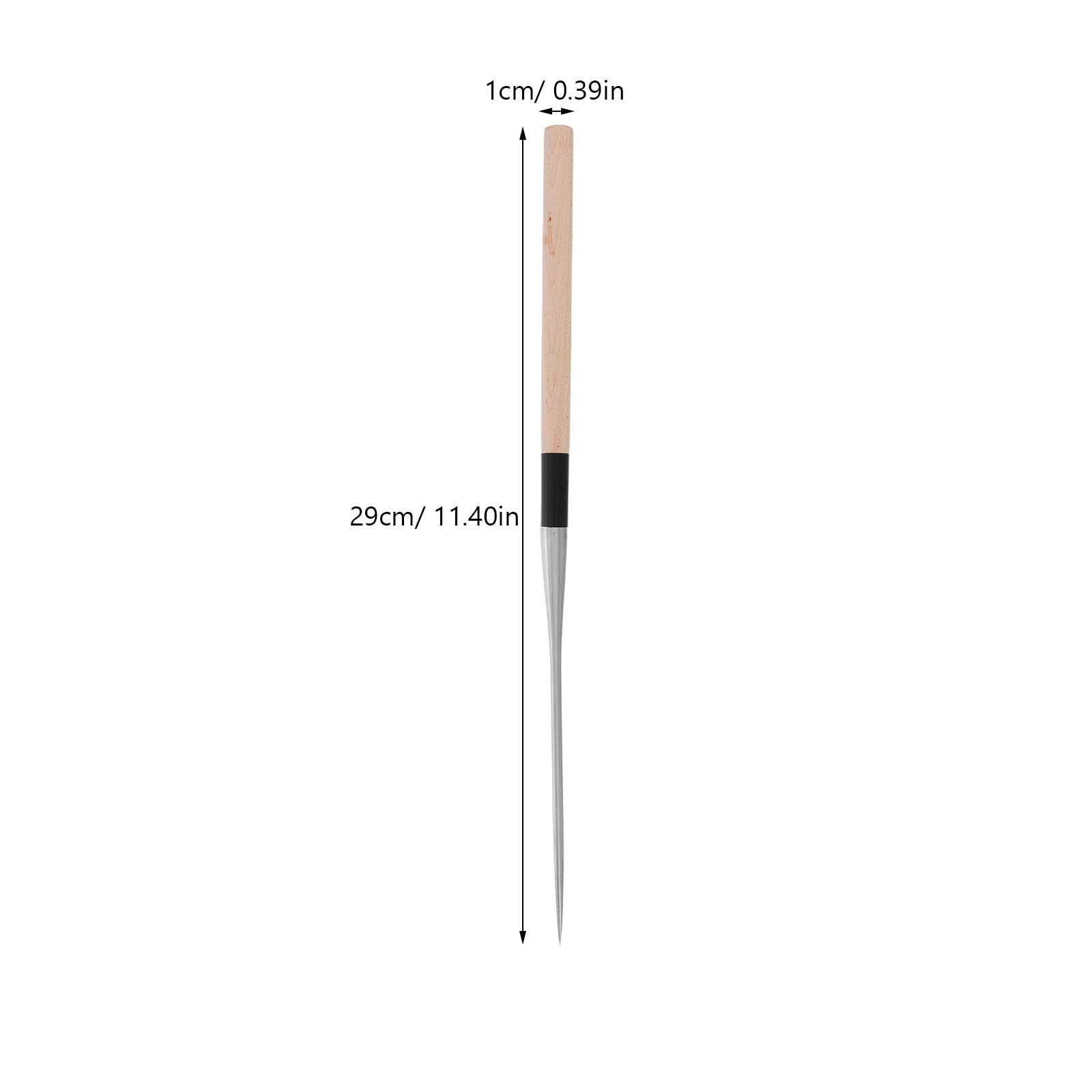 Palillos Japoneses Puntiagudos de Acero Inoxidable, 2 Piezas