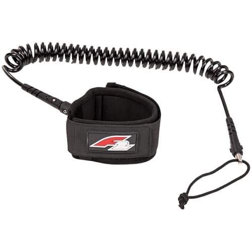 F2 Stand Up Paddling Leash Fuß Coiled Leash Schwarz 2024/25 F2 Stand Up Paddling Leash Fuß Coiled Leash Schwarz 2024/25