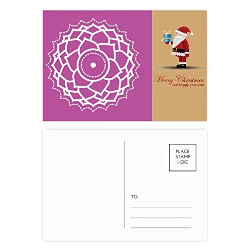 Cartes postales Totem Noël floral comme étiquettes cadeaux originales