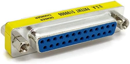 Parallel IEEE 1284 Mini Gender Changer DB25 (F/F)