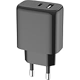  Double Chargeur Maison USB A+C 40W (15+25W) Power Delivery Noir Bigben