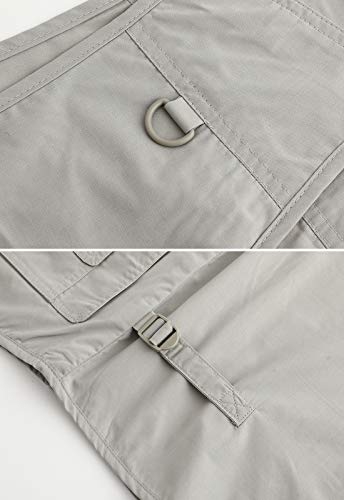 Spanye Men's Fishing Vest Alive Outerwear Multi-Pocket Vests Casual Work Sleeveless Jacket Beige-3Xl #TOP6