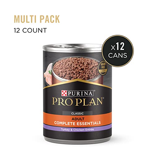 Image of Purina Pro Plan Grain Free Wet Dog Food, Turkey and Chicken Entree - (12) 13 oz. Cans