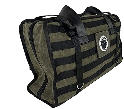 Overland Vehicle Systems Large Recovery Bag with Handle and Straps - #16 Waxed Canvas