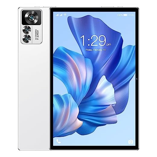 Tablet 12S PRO, 256GB, 8GB RAM, Tela Imersiva de 10.1', Câmera Traseira 32MP, Câmera frontal de 16MP, Wifi, Android 13, 8800mAh Bateria, Dual-SIM (silver)