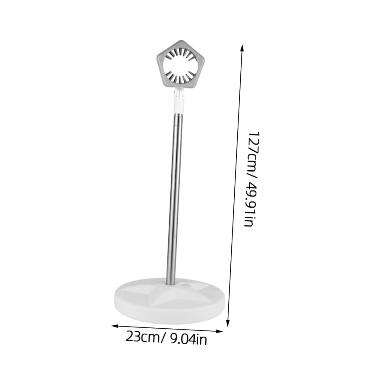 Verstellbarer Haartrocknerhalter Standfuß Höhenverstellbar Freihändig für Haustierpflege und Haartrockner mit Starkem Rostfreiem Langlebigem Material für Sicheren Sitz Glatten