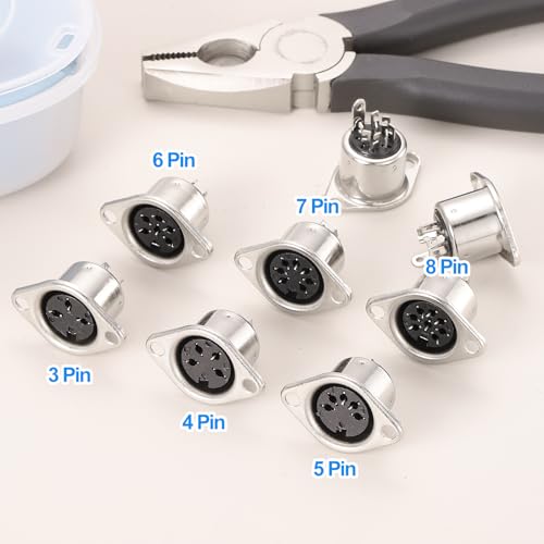Conector DIN S-Video 7 pines Hembra Panel Pack 6 miniatura 4