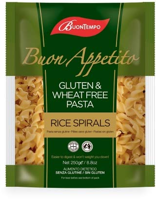 NT# Buontempo Rice Spirals Pasta 500g-Buontempo Gluten Free pastas are Easy to Digest and Doesn't weigh You Down.