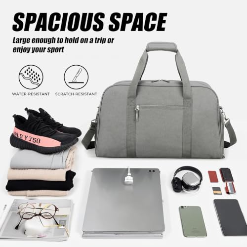 Image of Searock 45L Gym Bag for Men & Women with Shoe Compartment