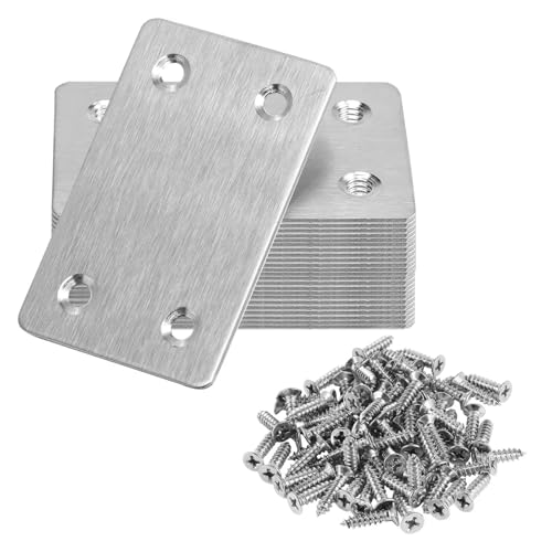 Plaques de réparation plates pour fixation et meuble - 2