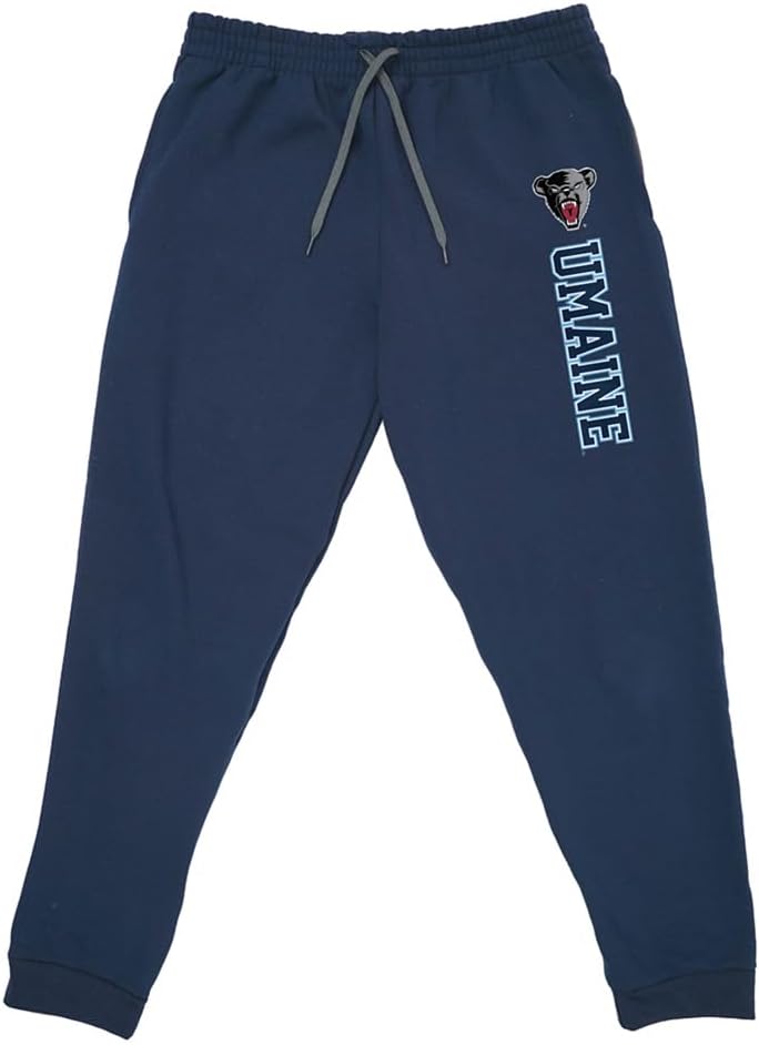 Official Collegiate Vertical Text Unisex Jogger Sweatpants with Pockets Collection 3