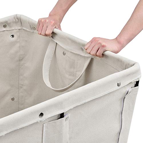 Carretilla con cesto de lona 20 bushel 48L x 32W x 36H miniatura 3