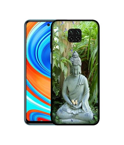 Image of Buddhism Design Premium 2D Printed Metal Back Case Cover for Mi Redmi Note 9 Pro /Note 9 Pro Max /Poco M2 Pro