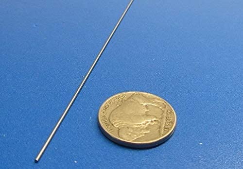 12L14 Carbon Steel Shaft .031" (1/32") Diameter x 18" Long 1 pc