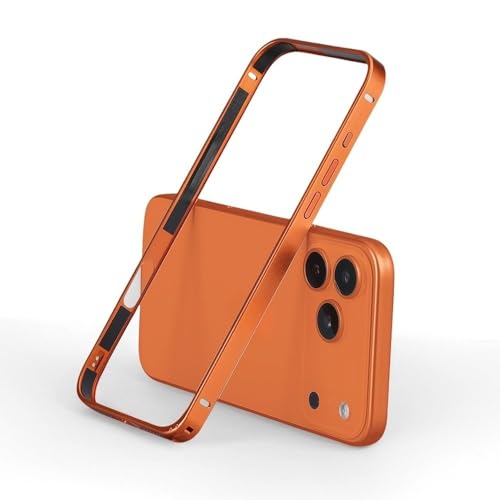 Coque ultra-mince en métal or désert, l'écrin luxe iPhone 17