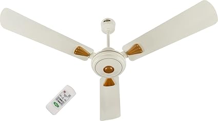 BLDC Domestic Ceiling Fan Power Saver with Remote (Ivory)