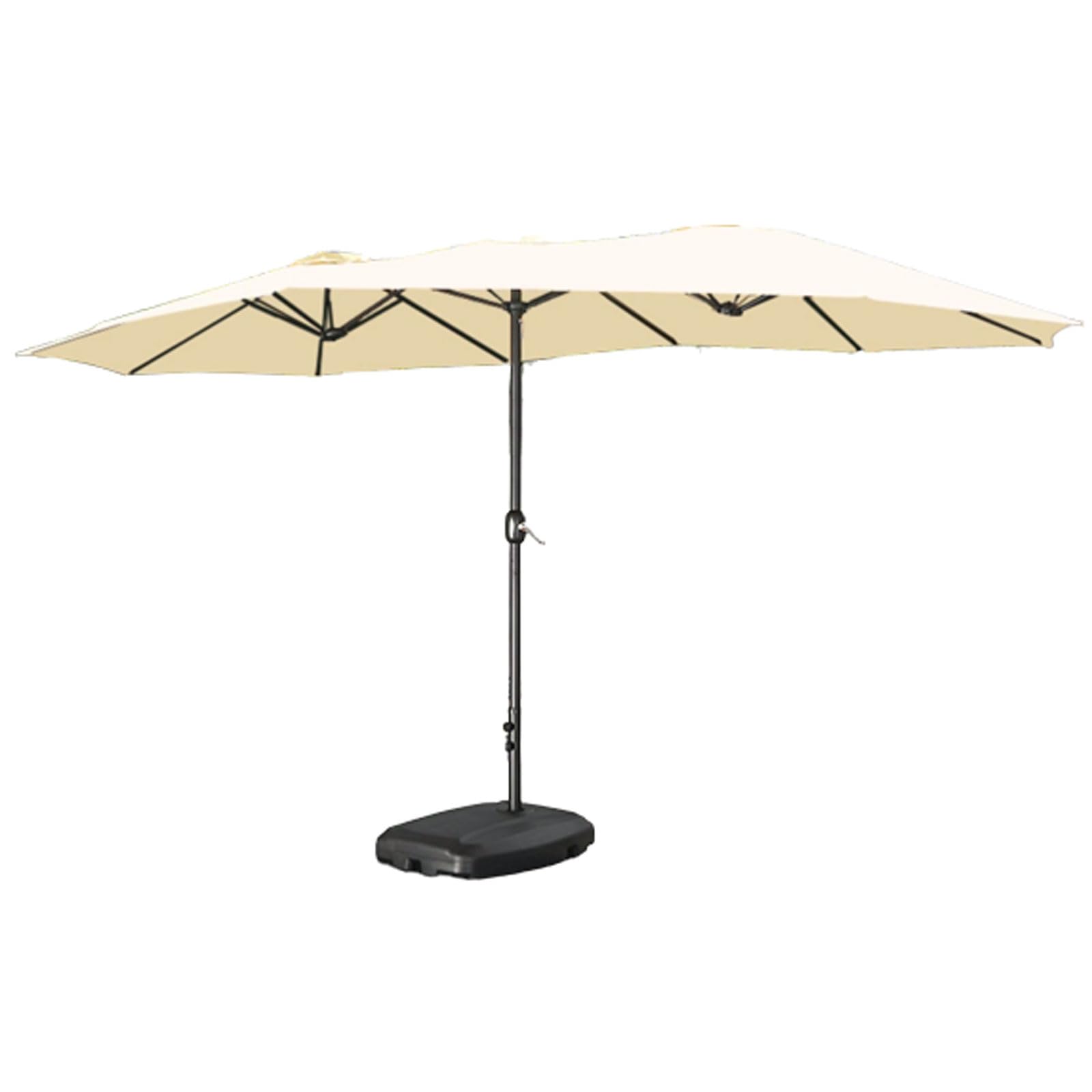 Parasol ogrodowy Duży parasol ogrodowy Wydłużający parasol przeciwsłoneczny na zewnątrz Środkowy filar Parasol stołowy z podstawą do trawnika Ogród Podstawa do napełniania